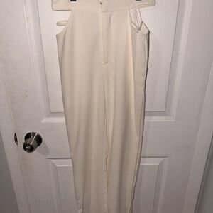 SHEIN Off-White Button-Up Shirt